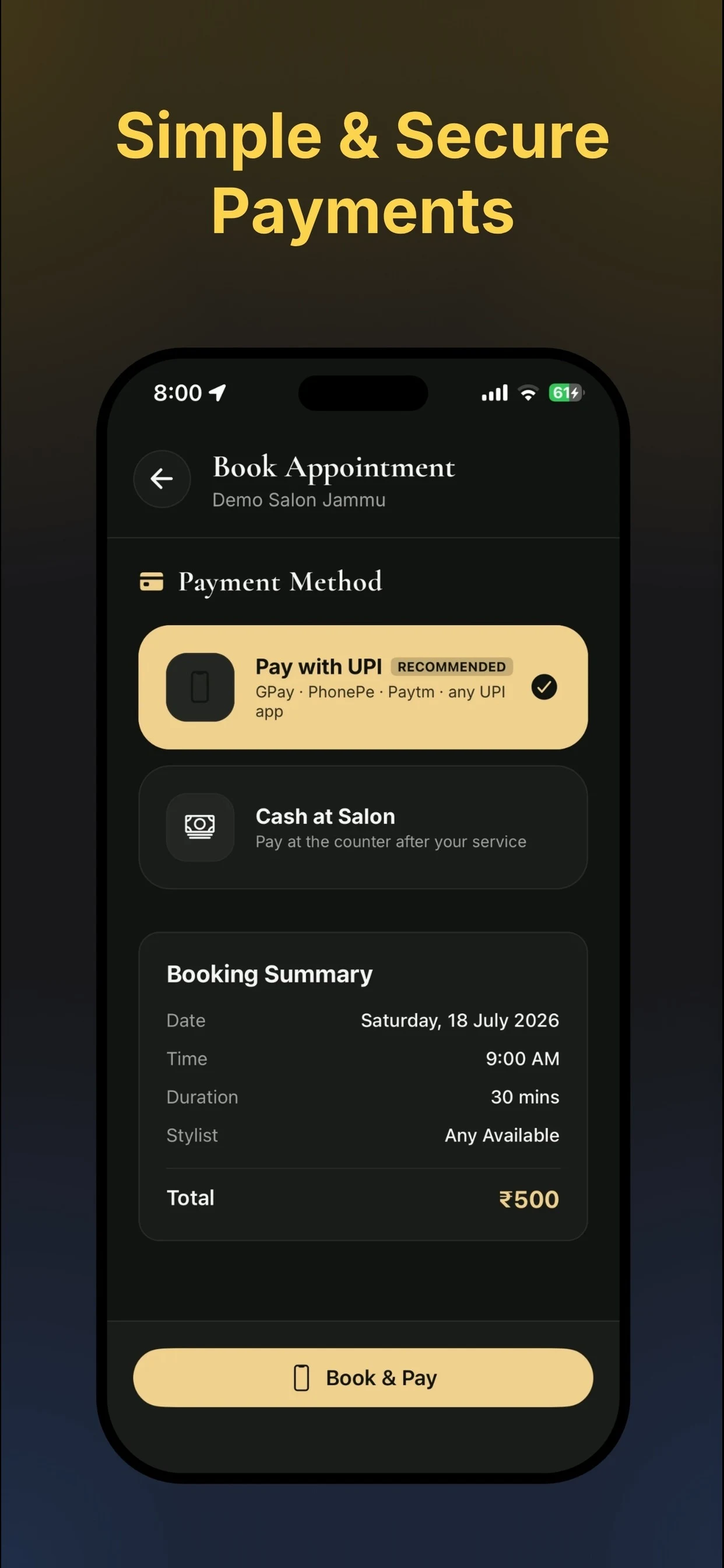 TrimiT — Salon Near Me | India screenshot
